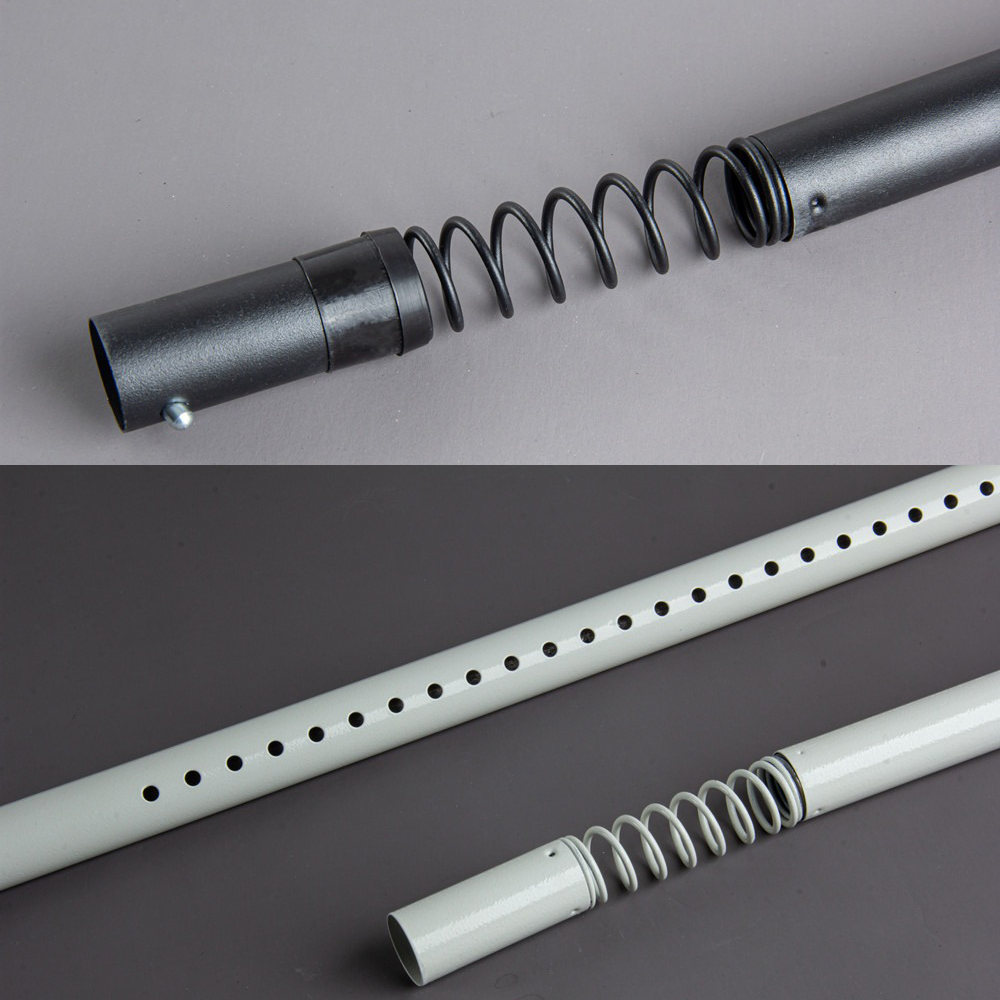 360-410cm diameter, 3.2cm diameter telescopic rod, no drilling required, Roman-style simple support rod, track rod, curtain rod, clothes drying rod, shower curtain rod, , large