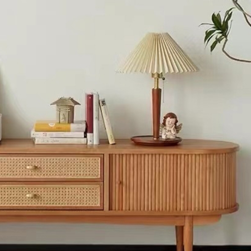 【H&R安室家】 雨果原木桌燈/床頭燈 ZA0188, , large