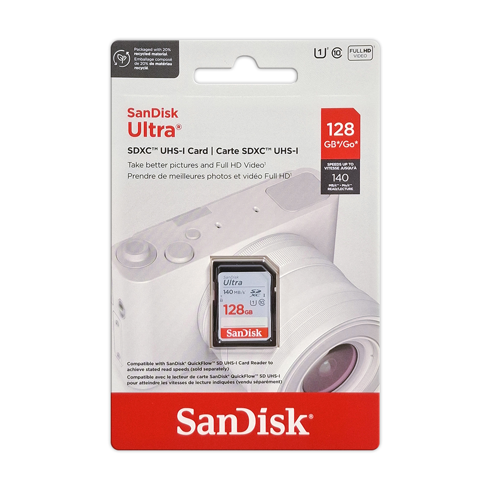 【SanDisk】Ultra 128G UHS-I C10 U1 SD SDXC 記憶卡, , large