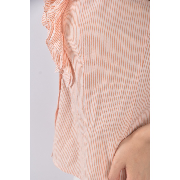 (S) naracamicie無袖橘色襯衫上衣二手衣, , large