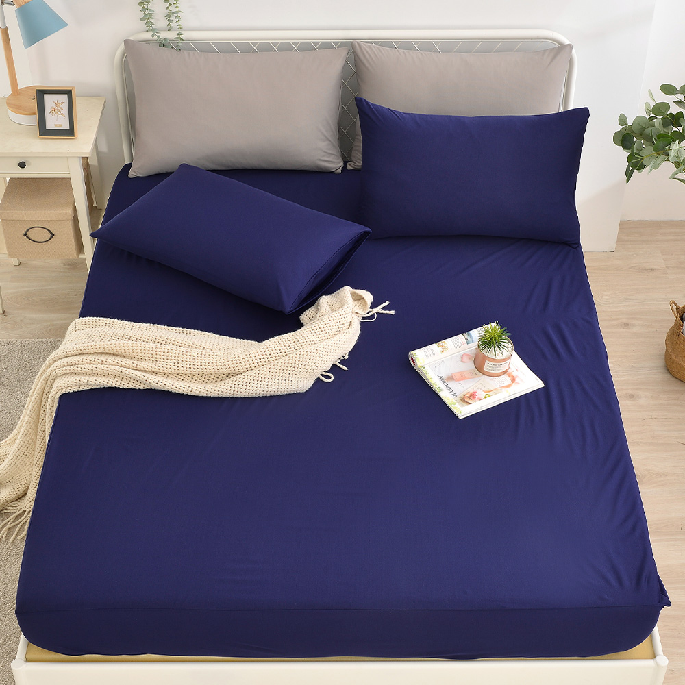 【FOCA】Illusory blue | Professional Care Grade 100% Super Waterproof Mattress Cover-Double, , large