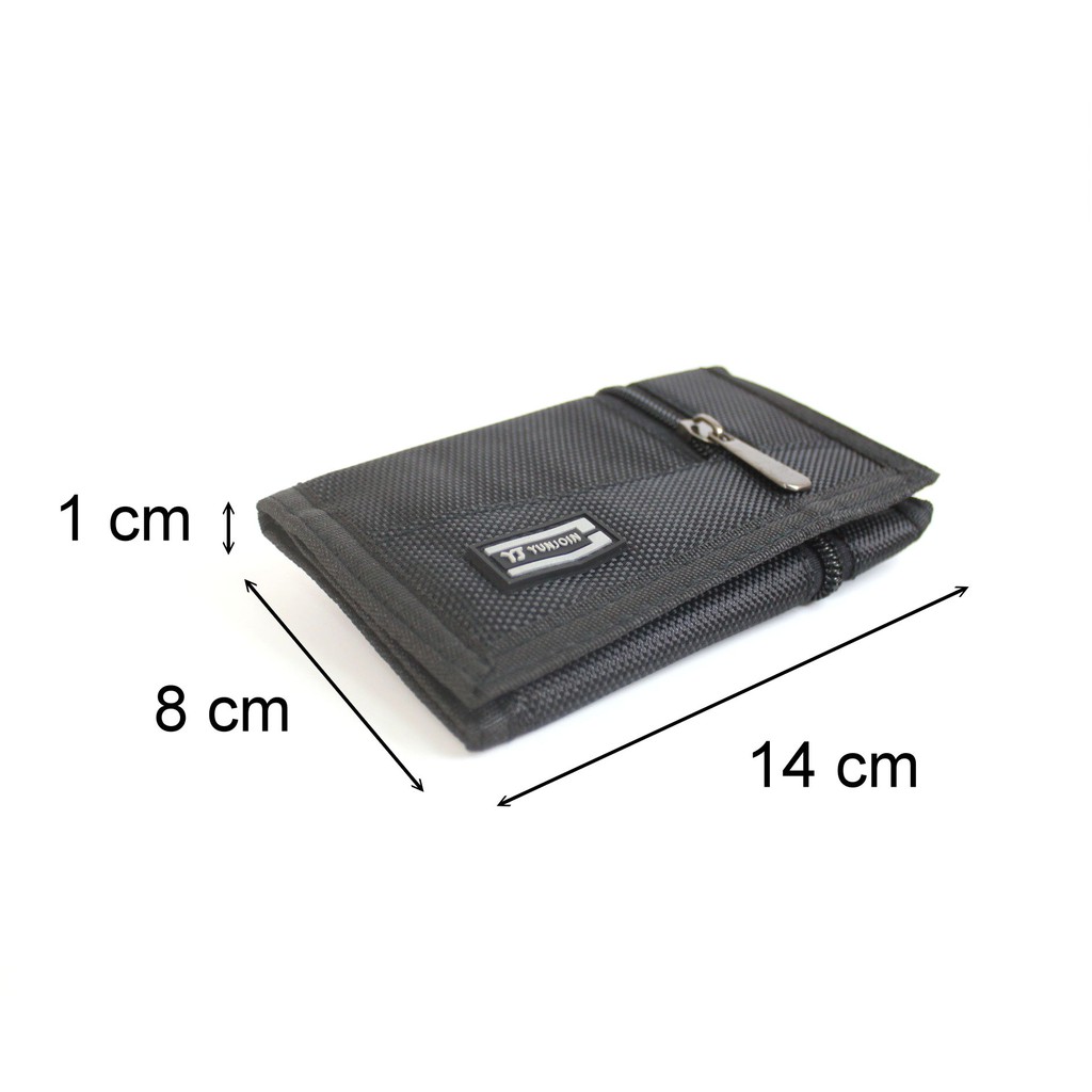 【YUN JOIN】 Horizontal tri-fold short folder, , large