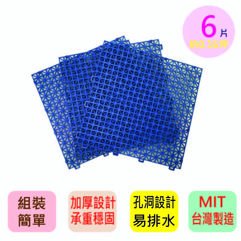 PMU PE PLASTIC MAT, 藍色, large