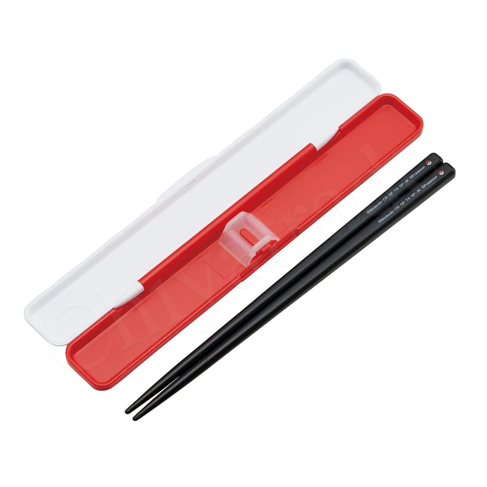 【百科良品】日本製 精靈寶可夢 皮卡丘寶貝球 保鮮便當盒530ML+環保筷子18CM(日本境內版), , large