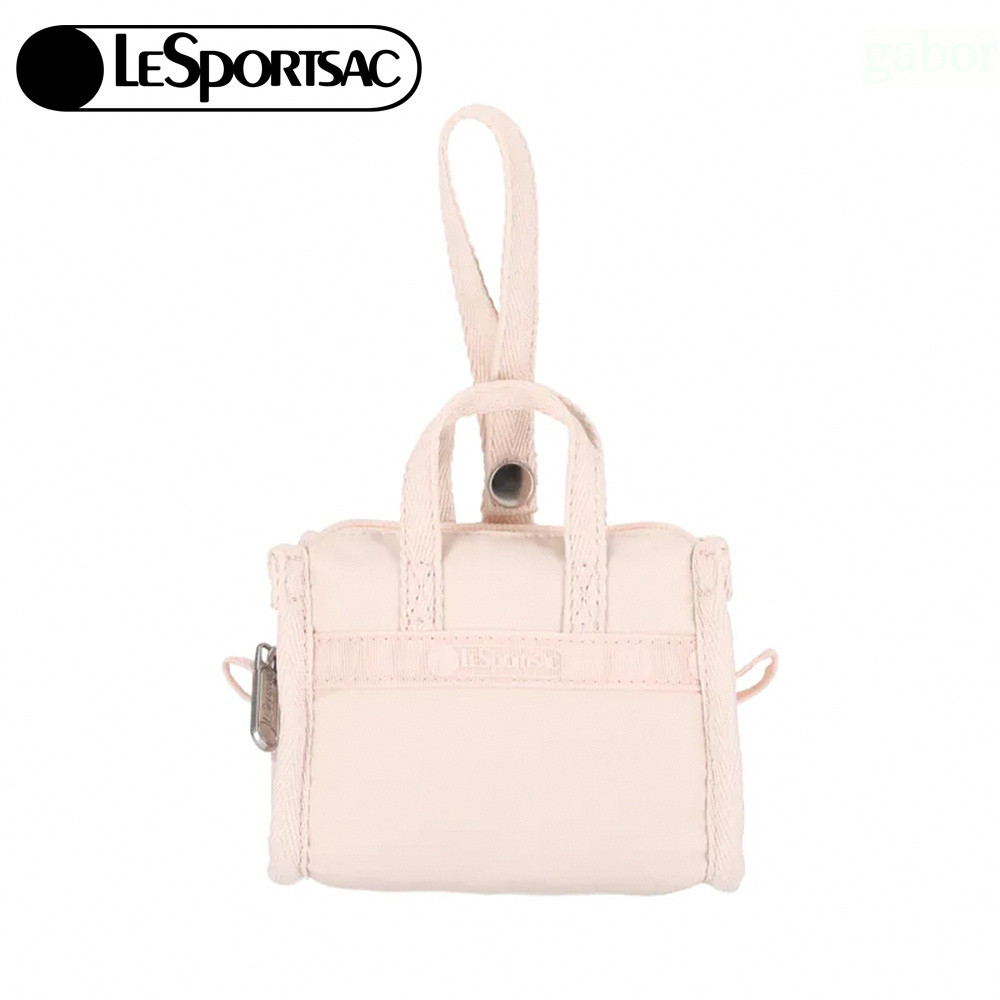 LeSportsac Weekender Charm 小吊掛飾零錢包 送禮-晨曦桃粉, , large