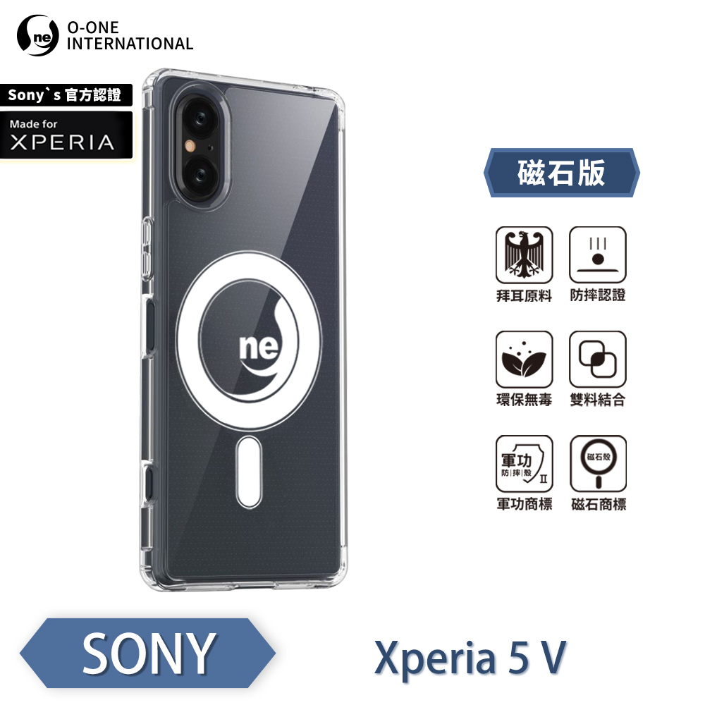 [O-ONE] O-ONE MAG Military-Grade Magnetic Case for SONY Xperia 5 V Shockproof & Drop-Resistant (Officially Certified)