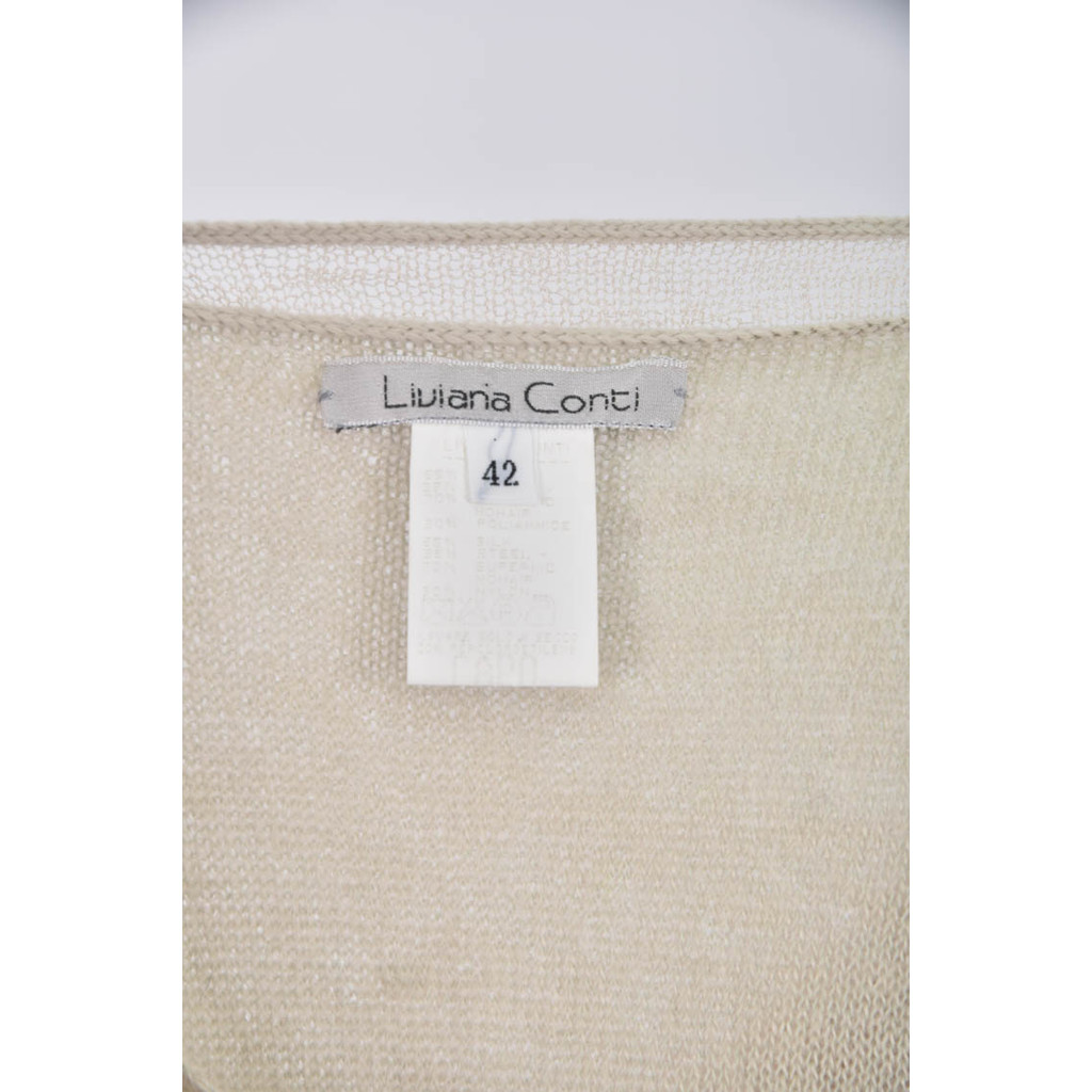 (S) liviana conti無袖灰色洋裝二手衣, , large