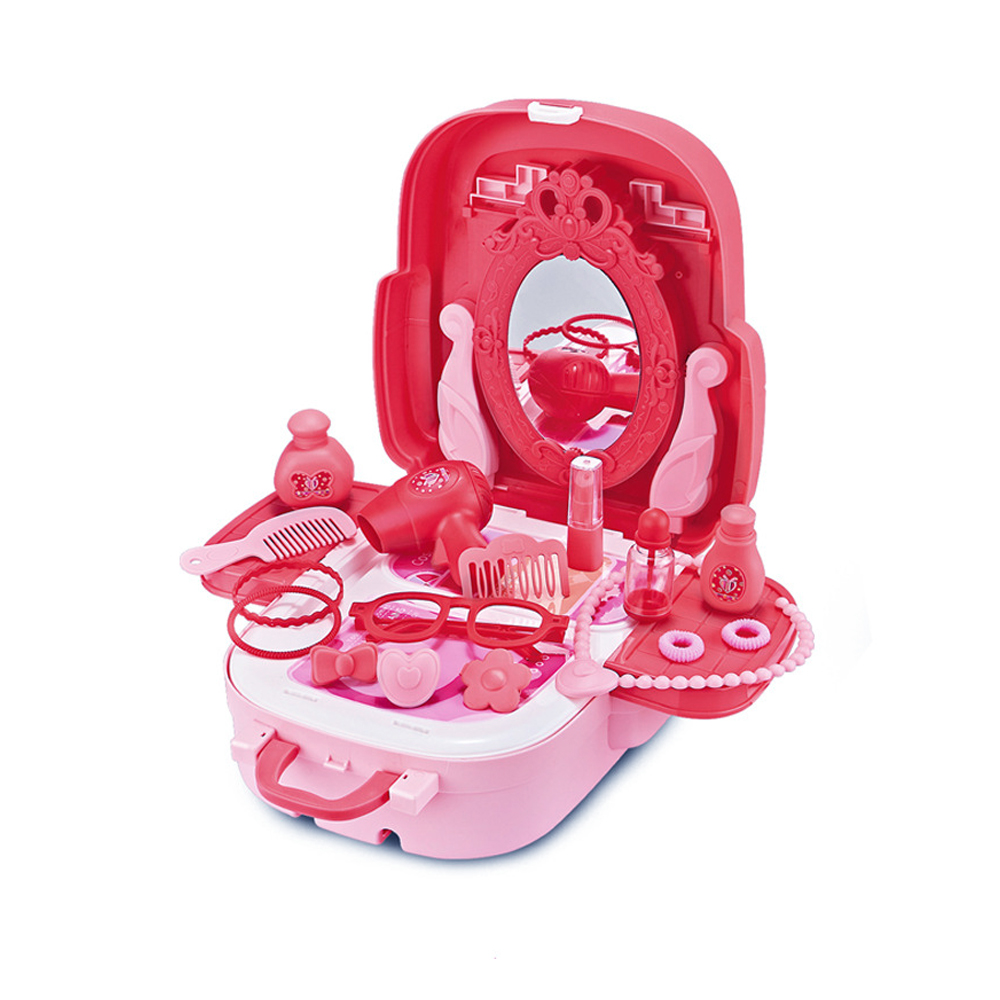 4in1 家家酒玩具旅行箱 化妝台
