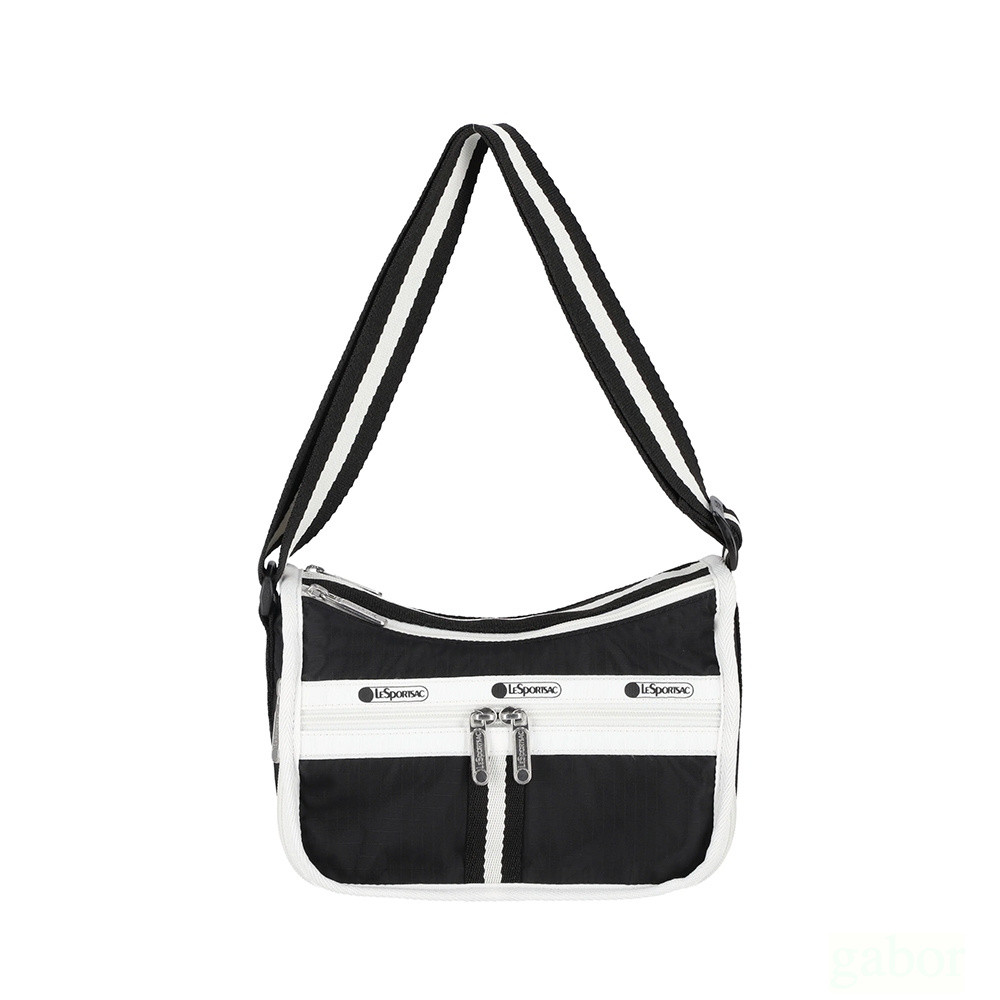 LeSportsac Small Everyday Bag 小型斜背包 -滾邊夜幕黑, , large