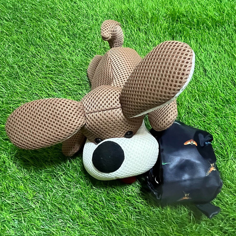 【可愛造型 可機洗 透氣抗菌】大耳狗 鑰匙包 零錢包 吊飾 鑰匙圈吊飾 禮物 交換禮物 包包吊飾【加贈購物袋顏色隨機】, , large