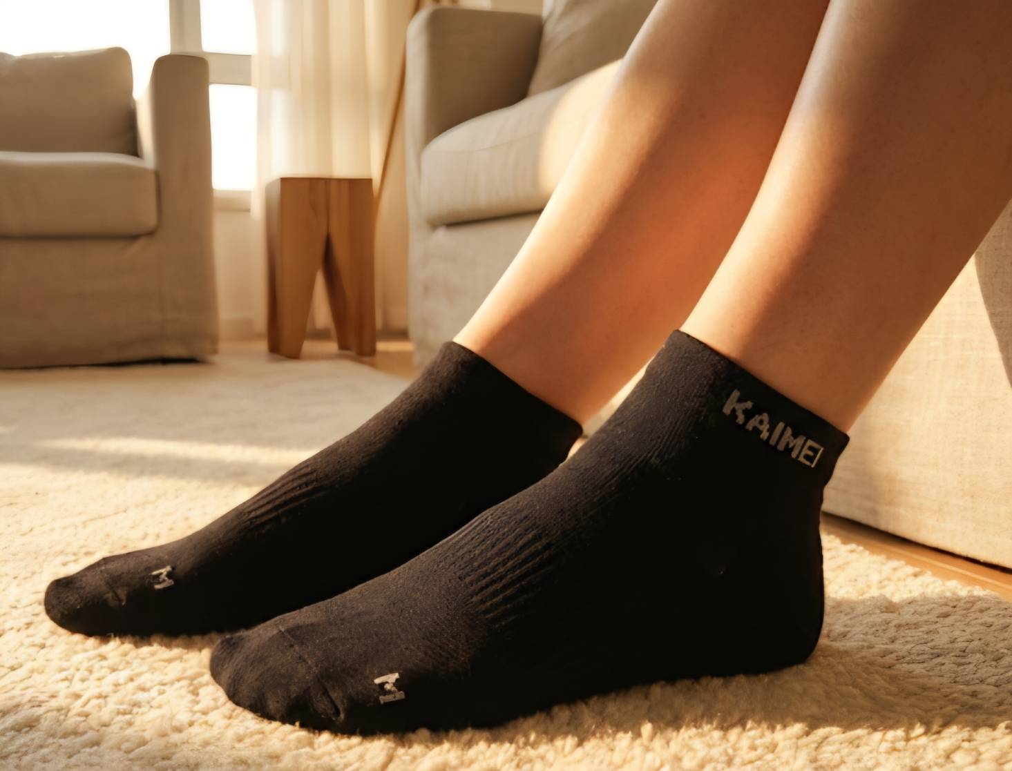 [凱美棉業] 7雙組 MIT台灣製 品牌設計萊卡LYCRA 1/2消臭襪 24-28cm, , large