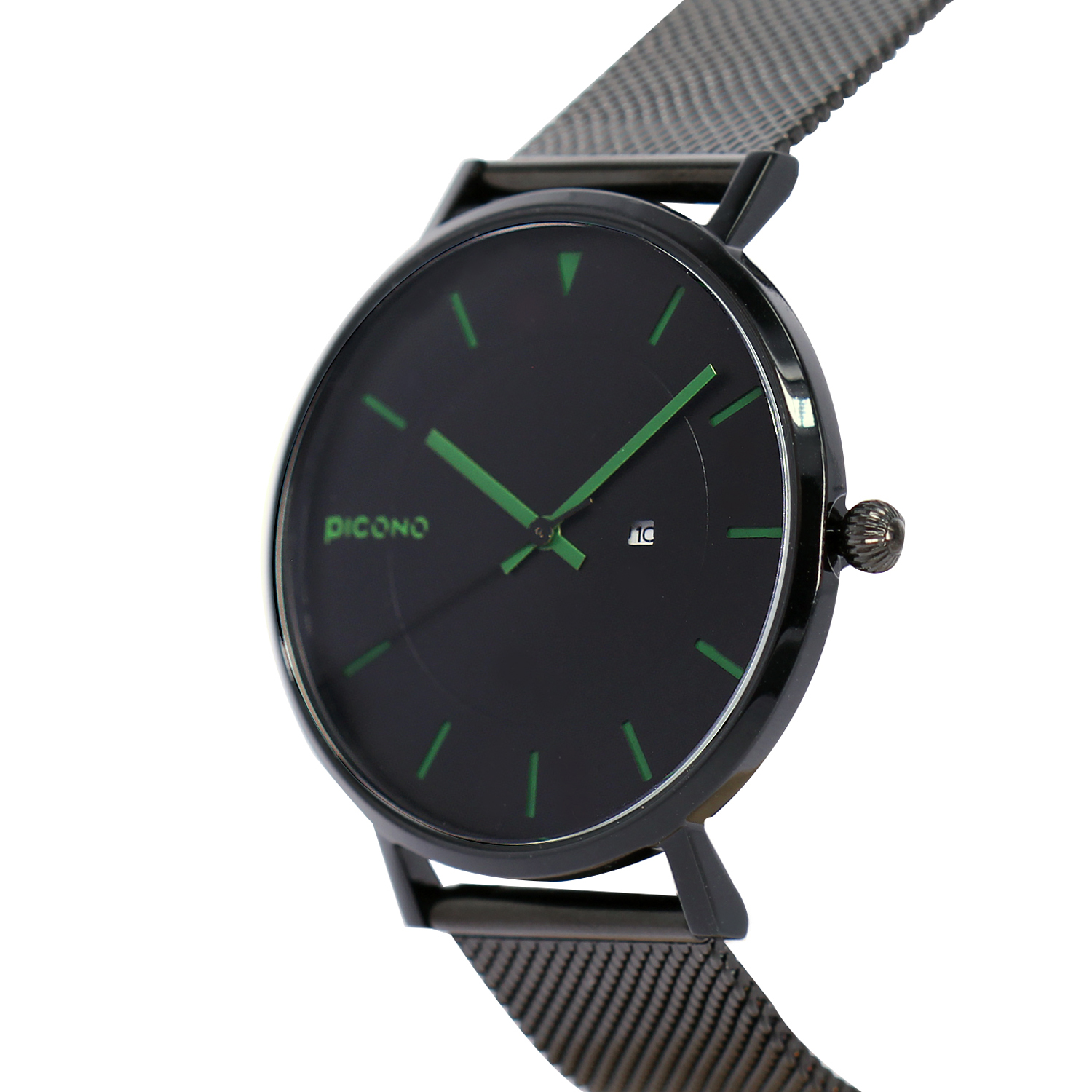 【PICONO】RGB collection quickly release stainless steel strap watch-Green / RGB-6402, , large