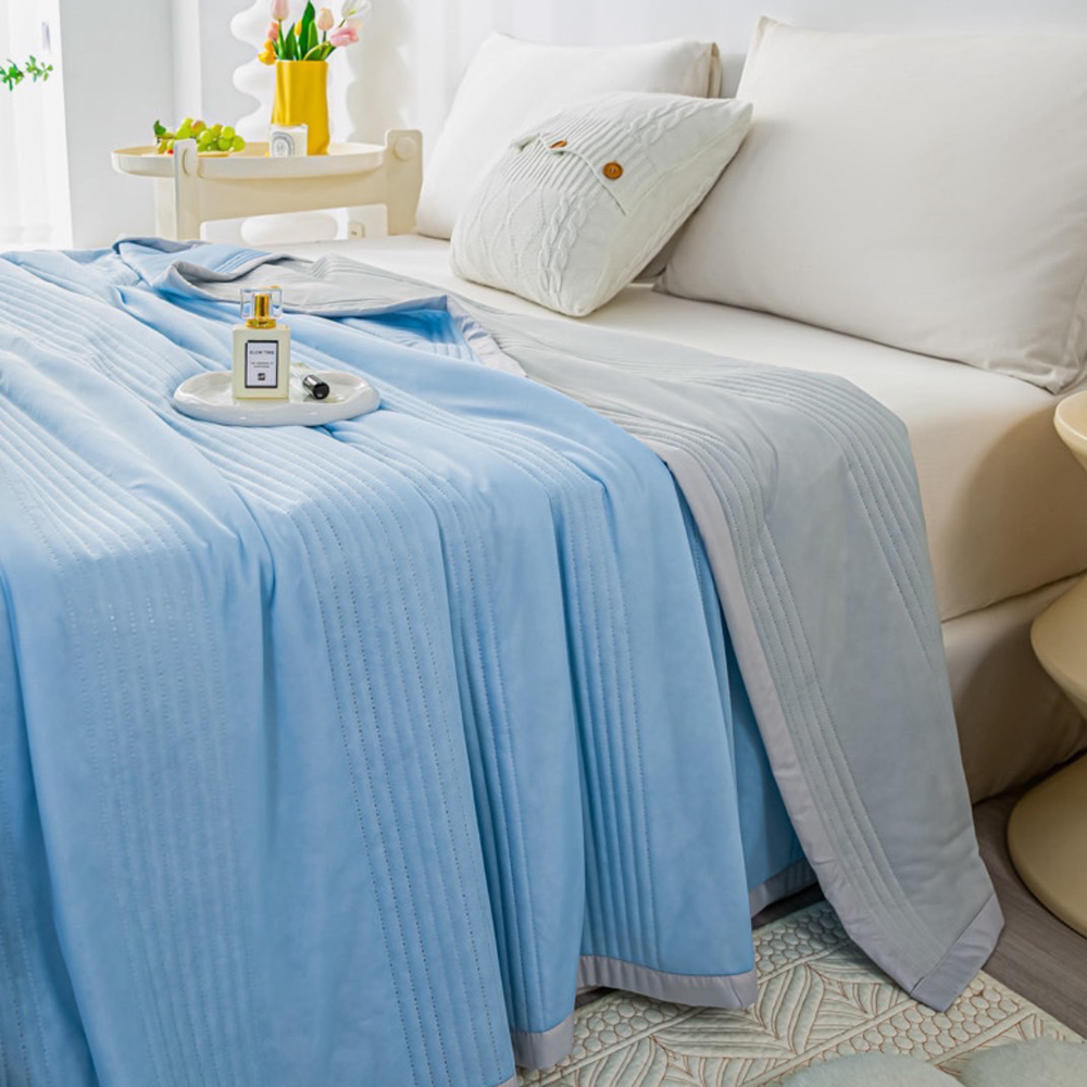 [ Pure Sleep ] Cooling Ice Silk Blanket, , large