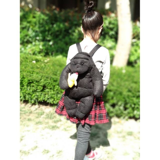 【生活好室】抗菌造型背包 黑猩猩 背包 後背包 造型背包 女背包 背包 可愛背包 女生背包 交換禮物 生日禮物 禮物, , large