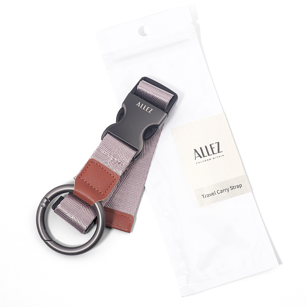 【ALLEZ】Multi-functional Luggage Hook Mauve Grey, , large