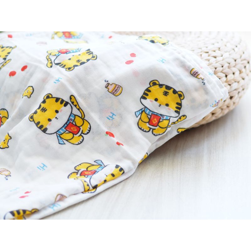 [Kaimei Cotton Industry] 2 into the group, random and excellent, 2 layers of bamboo stick imitation silk cloth, gauze large square towel, suitable for bath towels/thin quilts/baby quilts, , large