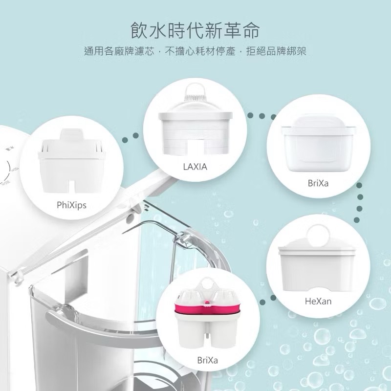 【Leo手機周邊專賣店】DIKE戴克 3L濾淨瞬熱式飲水機 / HCE100WT-1 / 含1濾芯, , large