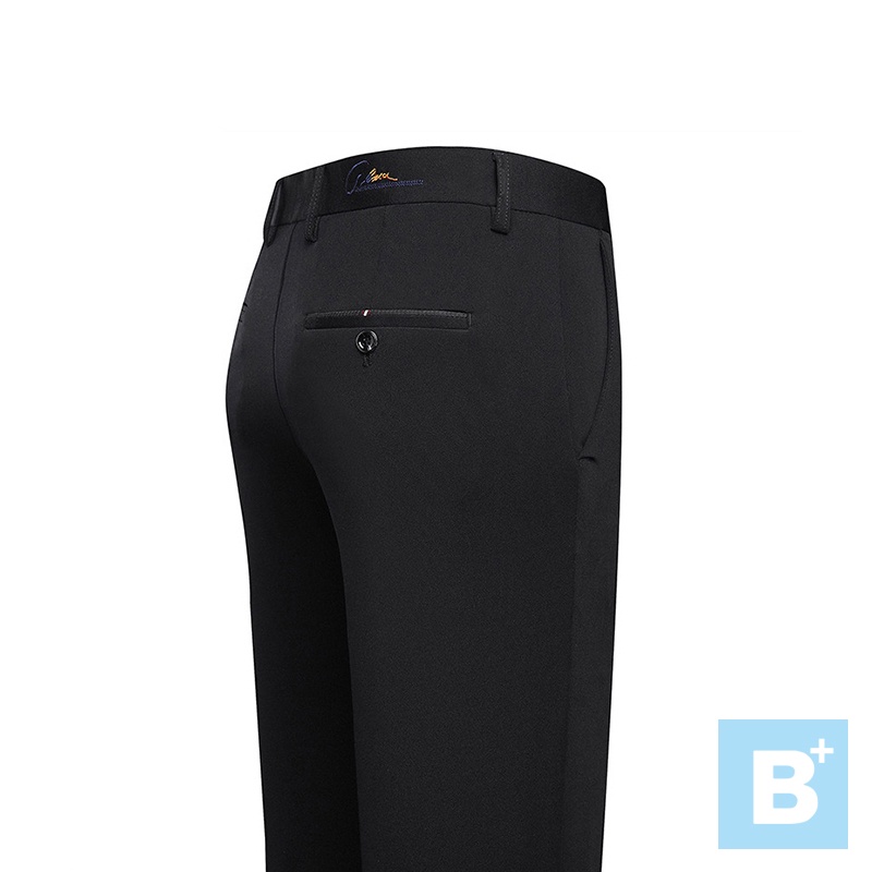 小尺碼-彈力-防皺-商務-西裝褲-黑-0204013, , large