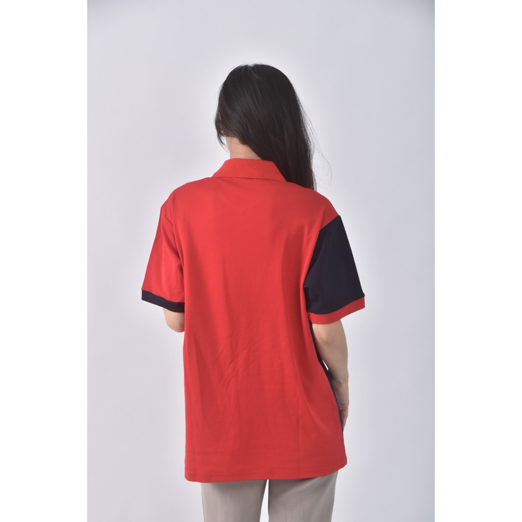(S) aiken sport運動棉質polo衫紅色短袖上衣二手衣, , large