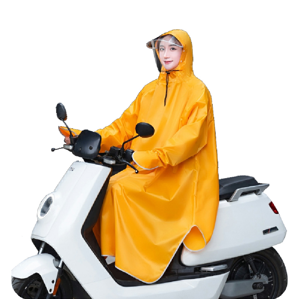 一件式戴袖口斗篷雨衣, , large