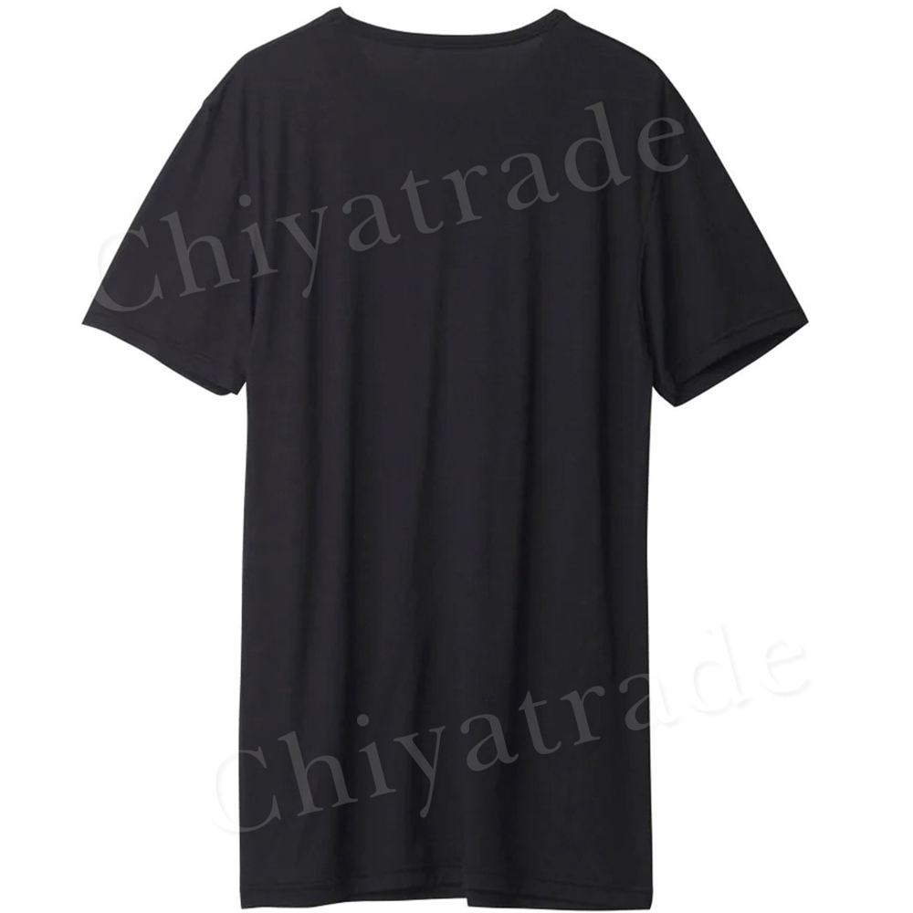 【日本郡是Gunze】日本製 COOLMAGIC 男士機能涼感 V領 短袖內衣 T-shirt-白色/黑色(M/L/LL), , large