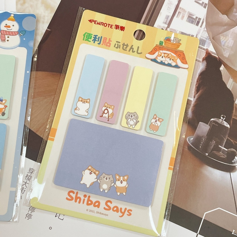 【PENROTE 筆樂】柴語錄便利貼 A暖桌, , large