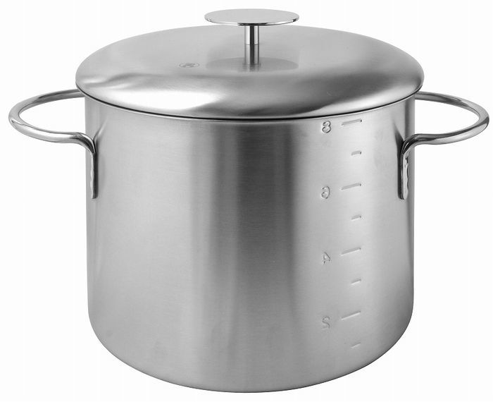 【毓秀堂】本間製作所 仔犬印 19-0不鏽鋼鍋 24cm, , large