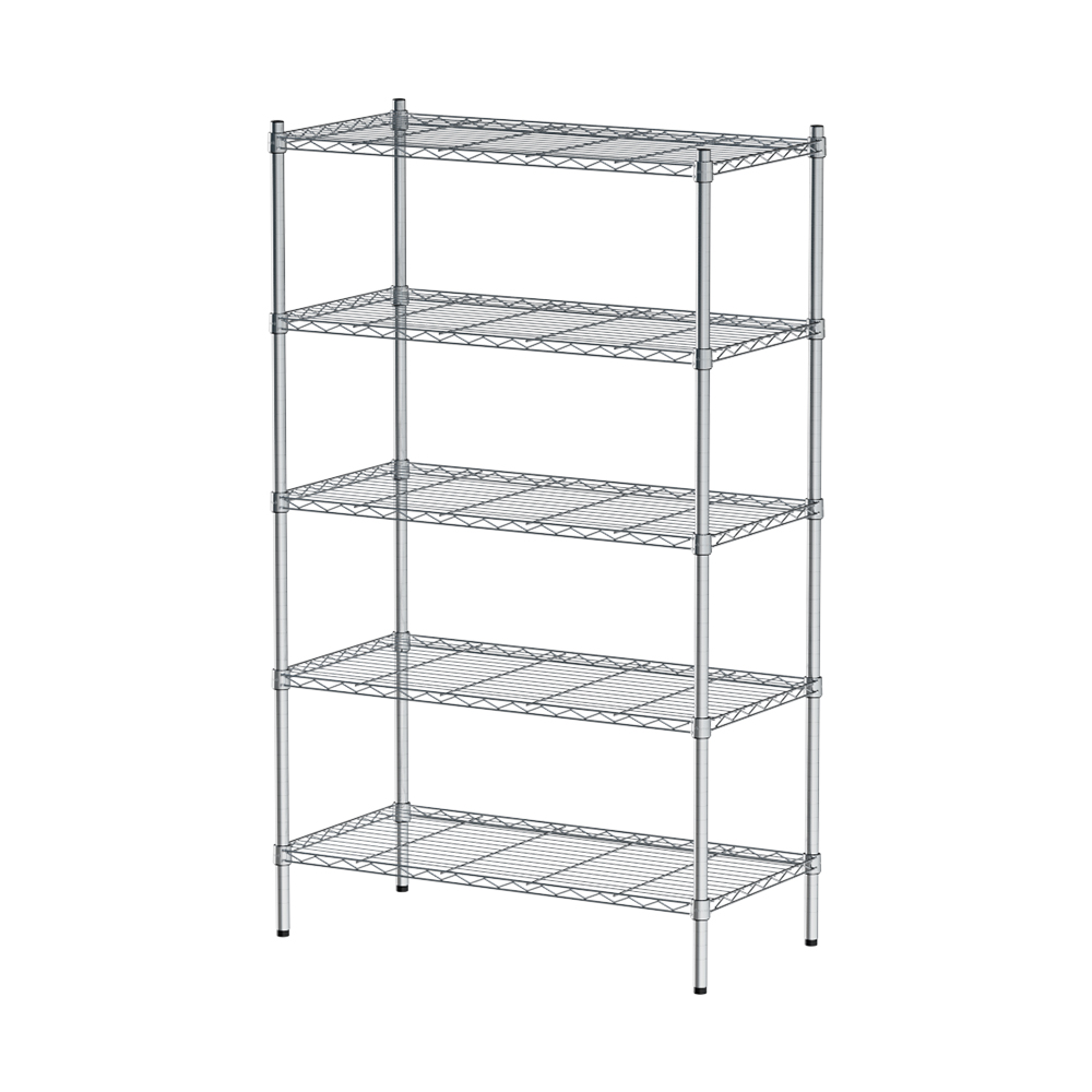 【Y HOUSE】90x45x150cm Lightweight Five-layer Iron Rack Iron Rack Shelf-Electroplating, , large
