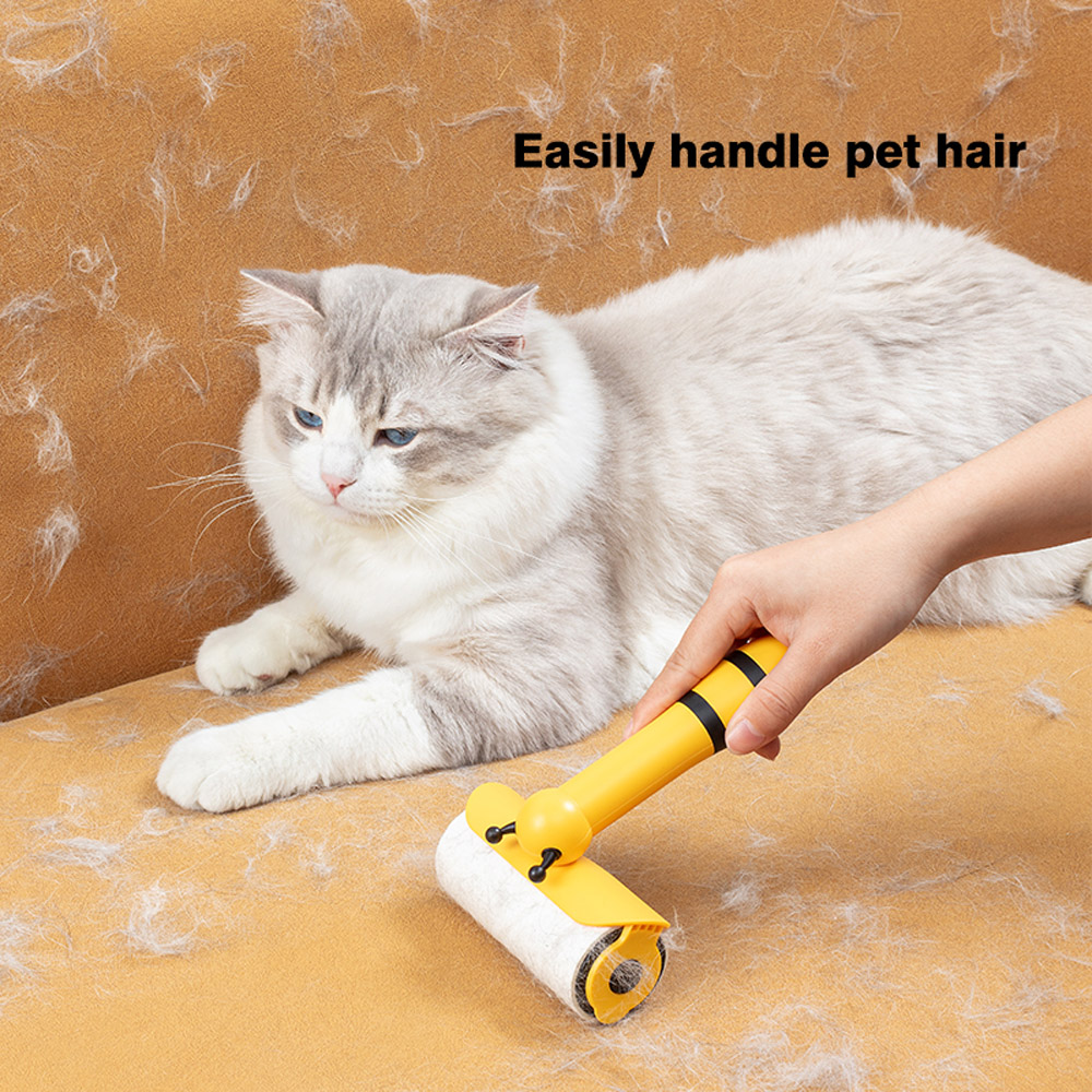 小蜜蜂寵物黏毛滾筒, , large