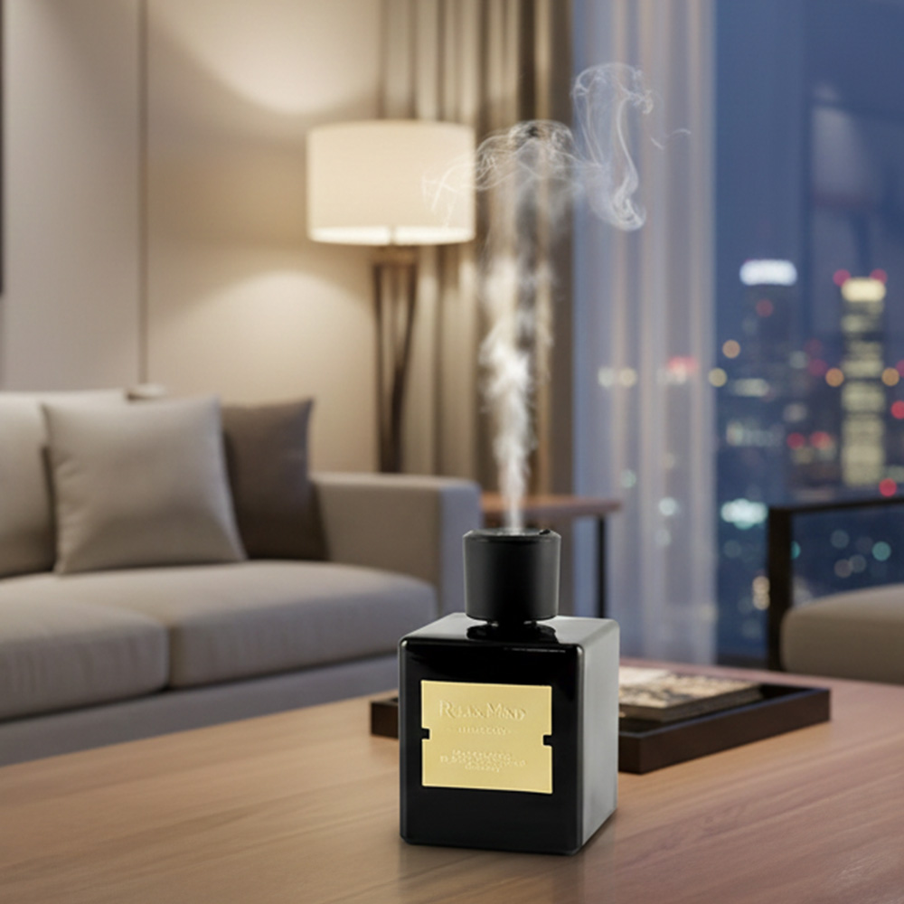 自動噴霧香氛機 504ML 禮盒裝【香格里拉】自動擴香 自動噴香機 擴香機 精油香薰機 香氛機 家用香氛機 香薰噴霧機 大容量, , large