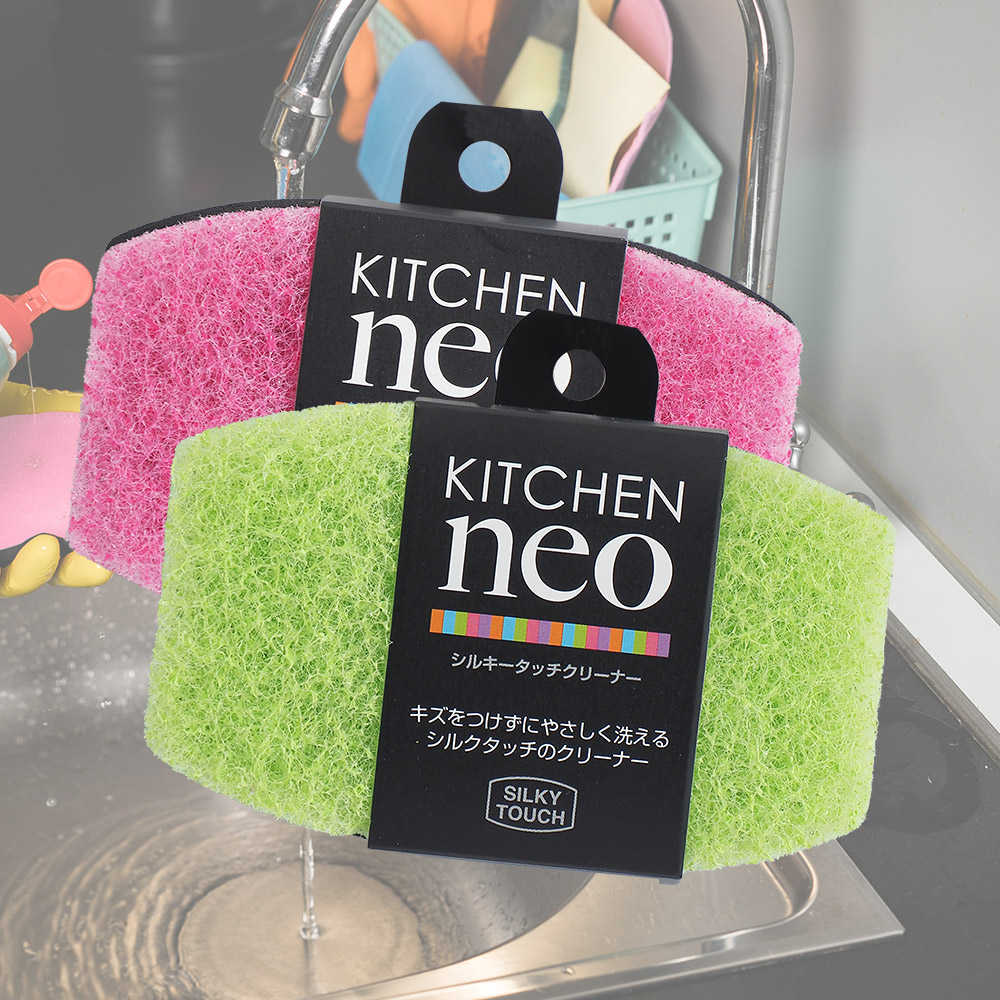 日本製NEO超細纖維雙色海綿-12入, , large