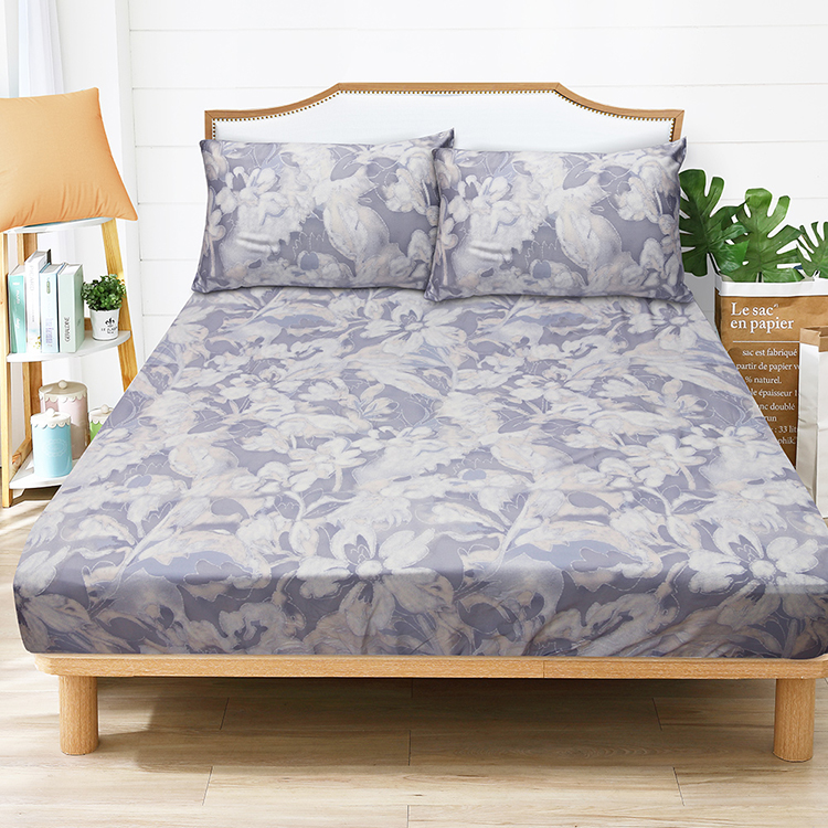 【多利寶寢具】FITNESS_100%純天絲頂級60S單人二件式床包組-愛的印記, , large