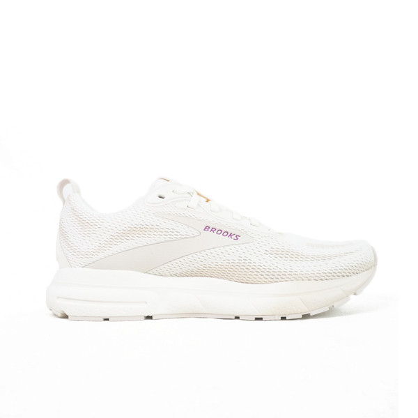 Brooks Trace 4 女 慢跑鞋 彈力 支撐 緩震 米白 奶茶 [1204411B111], , large