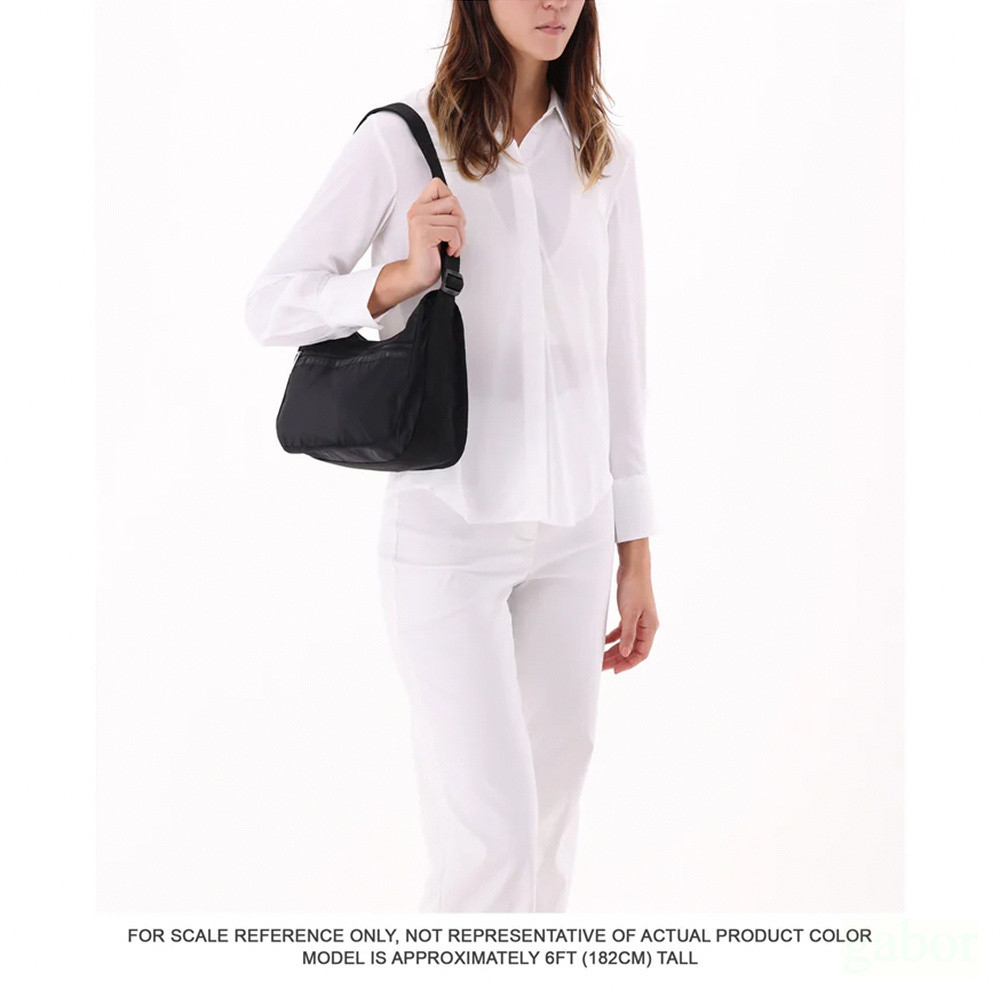 LeSportsac Classic Hobo 經典斜背包 送禮-夜幕灰, , large