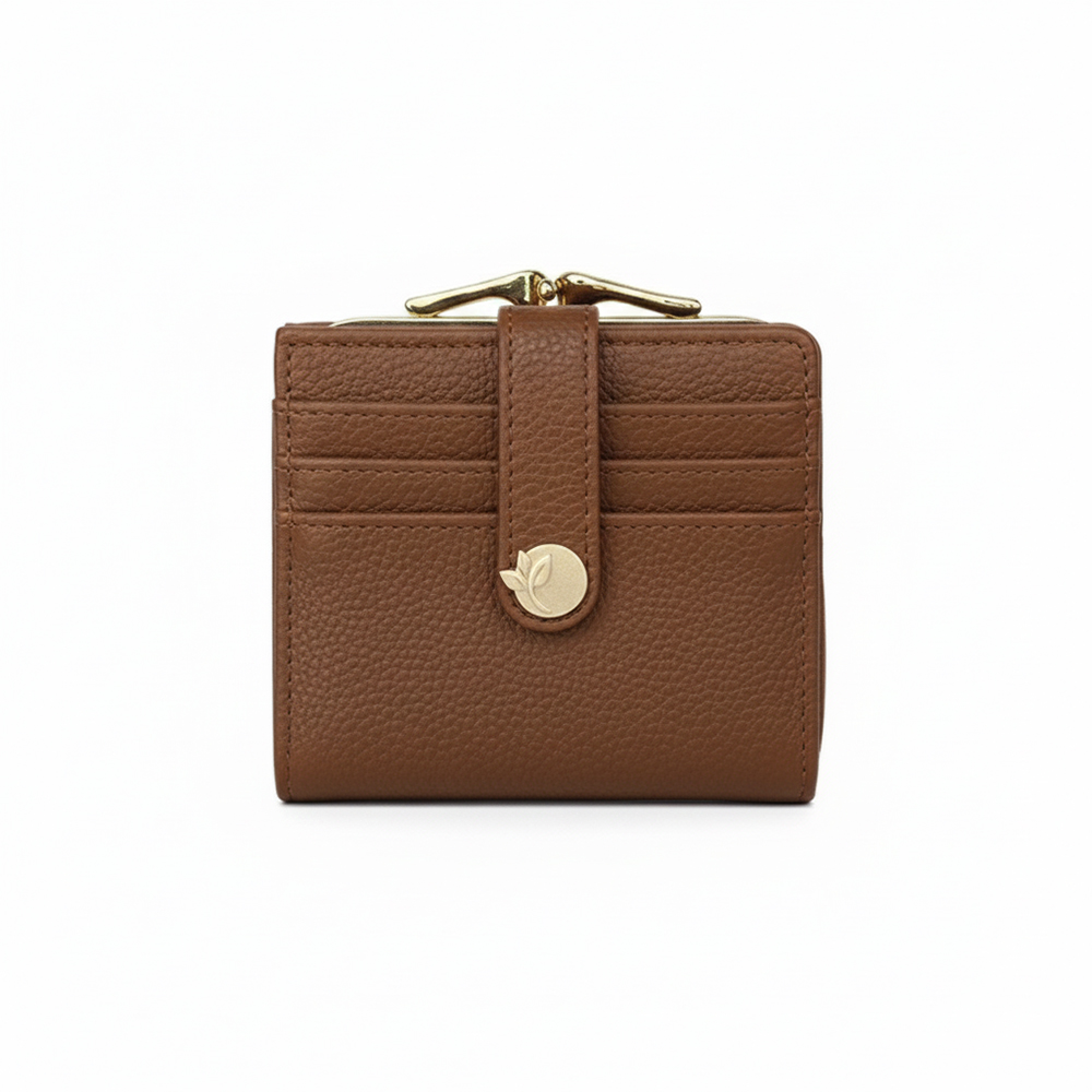 LEAFIN 經典卡片夾口金包 仕女 皮夾 女夾 卡片收納 人氣女用皮夾 女夾, , large