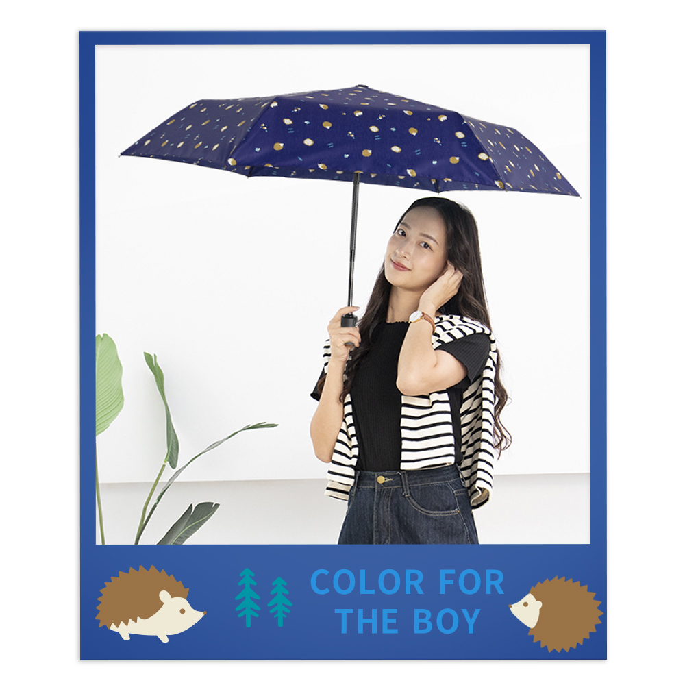 Tri-Fold Compact Automatic UV Protection Umbrella, , large