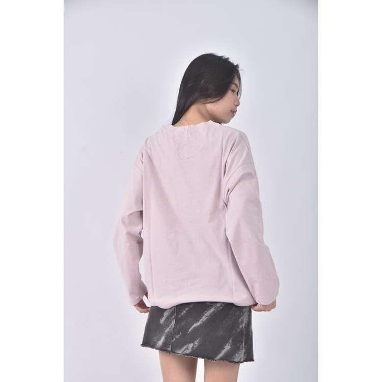(XL) jjuny韓牌質感粉色長袖上衣二手衣, , large