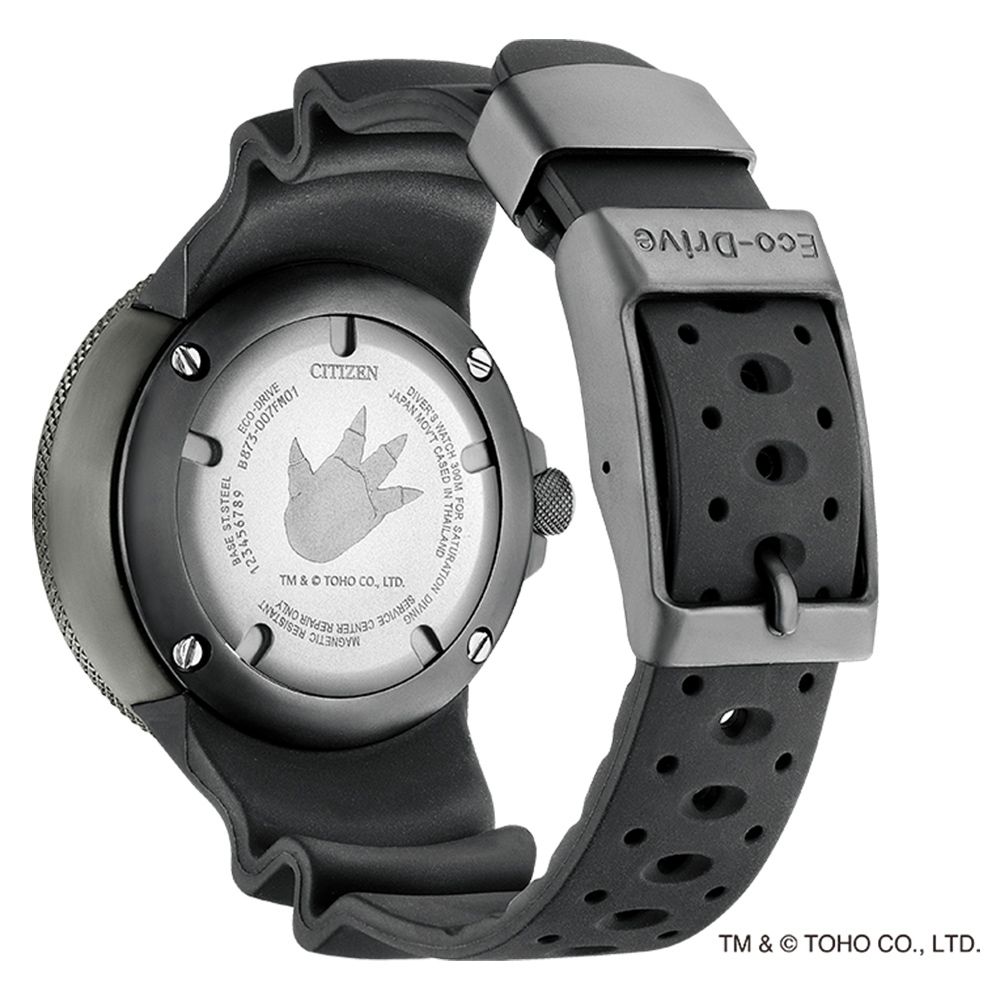 CITIZEN 星辰 紅蓮哥吉拉 哥斯拉 限量聯名錶 PROMASTER 光動能潛水手錶 BJ8059-03Z, , large