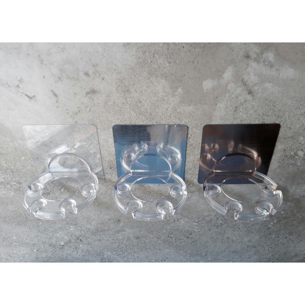 [熊好貼國際]牙刷牙膏架(永不生鏽) 4孔牙刷架 凹凸紋路牆面可貼  免鑽免打釘 隨拆隨貼 浴室收納  無痕掛勾掛鉤, , large