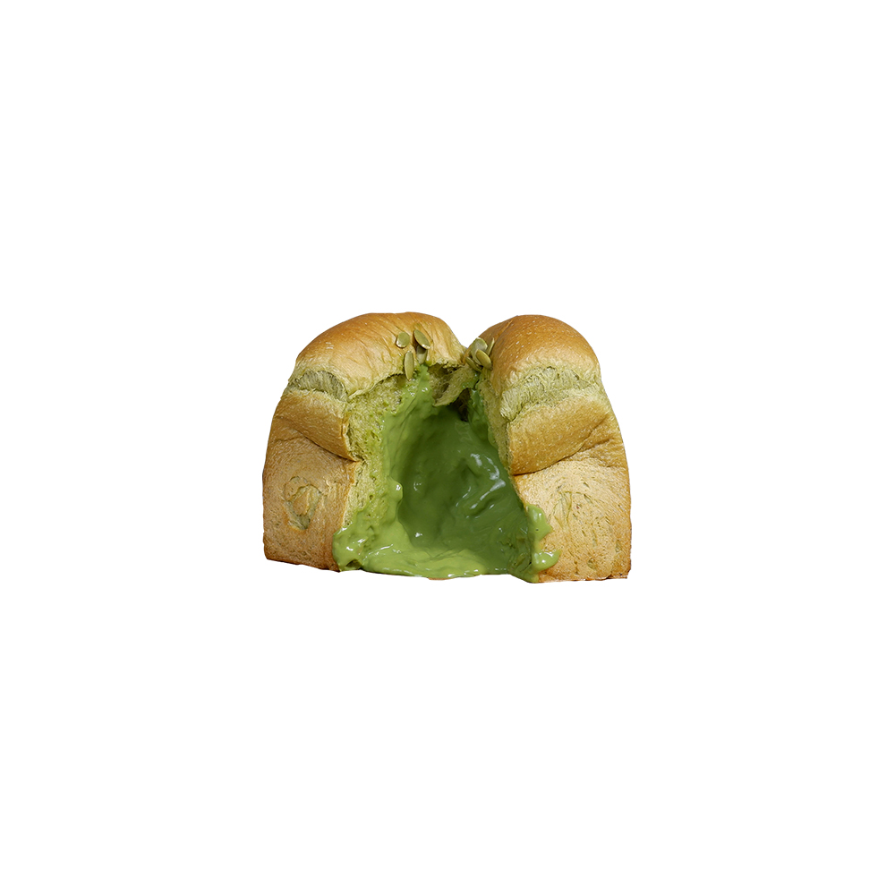 【Fat Master】Explosive Ice Heart Toast Series 4pcs-Emperor Matcha Ice Heart QQ Toast, , large