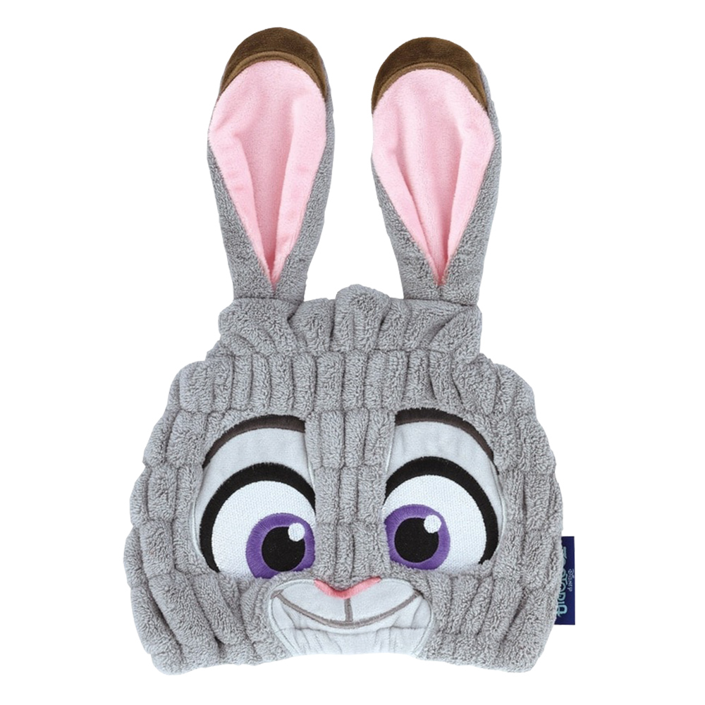 【百科良品】迪士尼 動物方城市 吸水速乾 造型吸水髮帽 包頭巾 浴帽 乾髮帽(日本境內版), , large