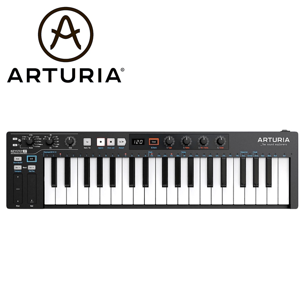 Arturia Keystep 37 MIDI 鍵盤控制器 限量黑色款【敦煌樂器】, , large