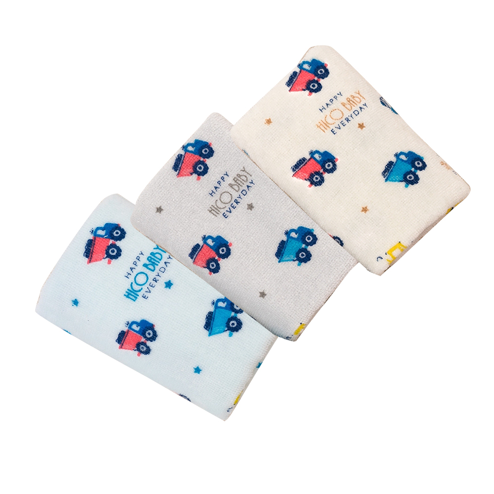 小汽車童巾-27x56cm-3條入x4包, , large