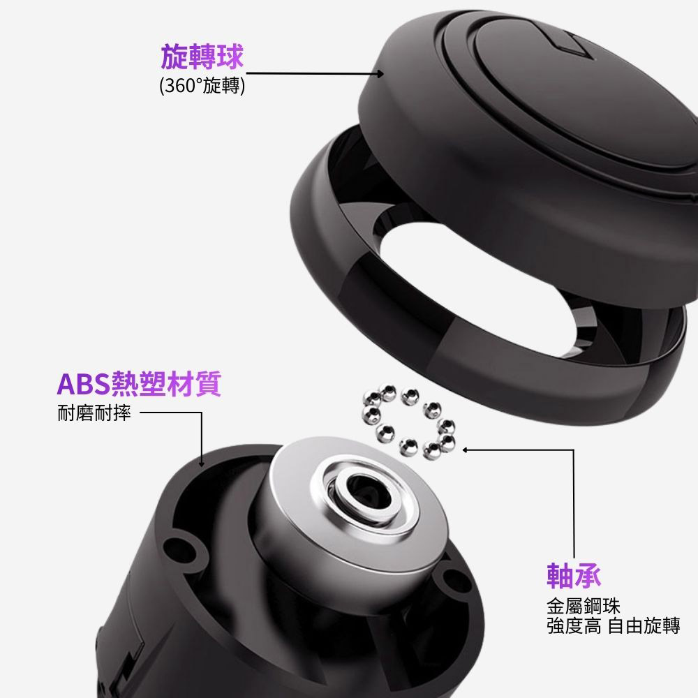 3R汽車方向盤助力球(黑色3R2251), , large