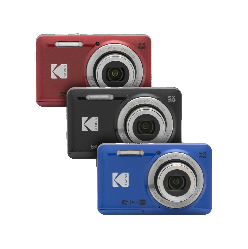 [KODAK] PIXPRO FZ55 數位相機-黑 公司貨+64G柯達記憶卡, , large