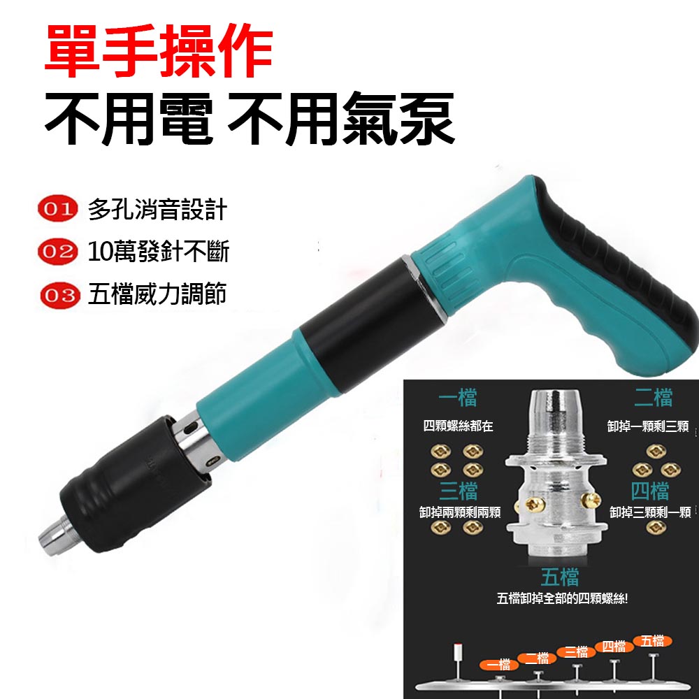 Nail gun - new model + accessory pack + 10 round nails, , large