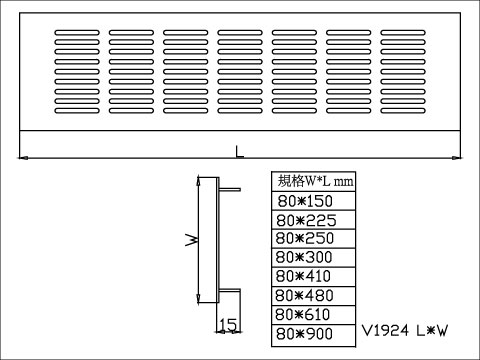 【協進五金】空氣通風網片 陽極處理鋁原色, , large