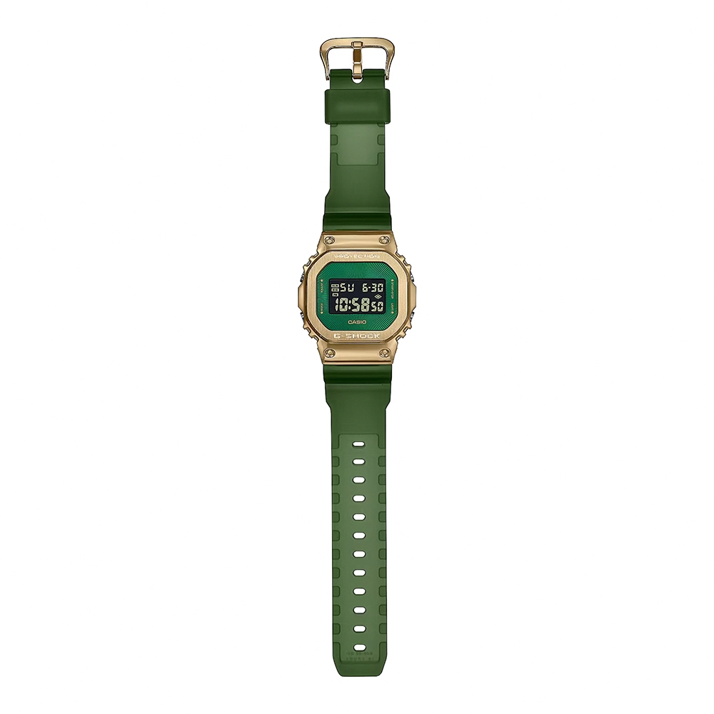 CASIO 卡西歐 G-SHOCK 沙漠綠洲 半透明電子錶 GM-5600CL-3, , large