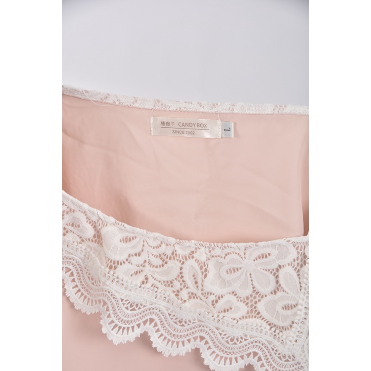 (L) 氣質粉色短袖上衣二手衣, , large