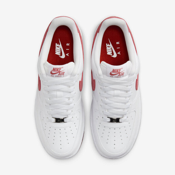 Kixpress-Nike W Air Force 1 '07 女 休閒鞋 運動 經典 AF1 穿搭 白紅 [FQ7626-100], , large